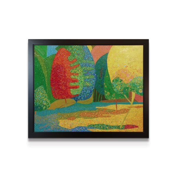 painting on white background