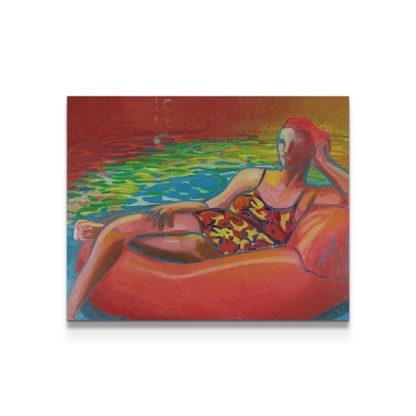 painting on white background