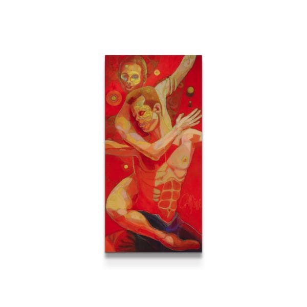 painting on white background