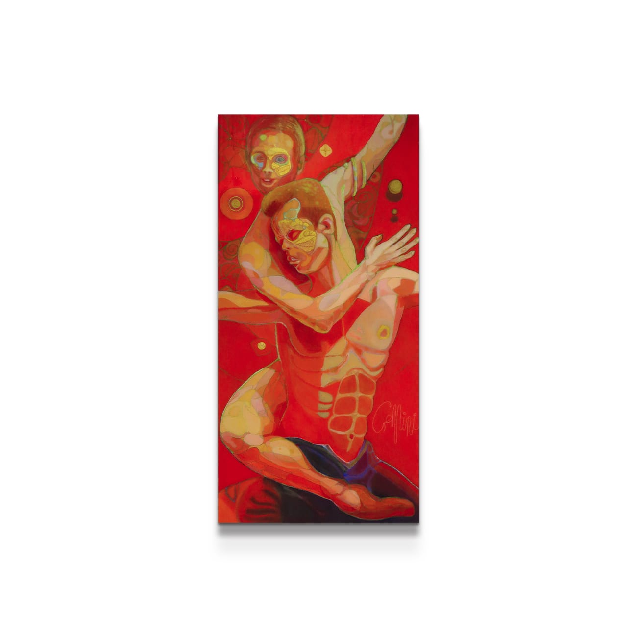 painting on white background
