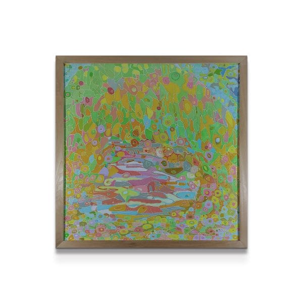 painting on white background