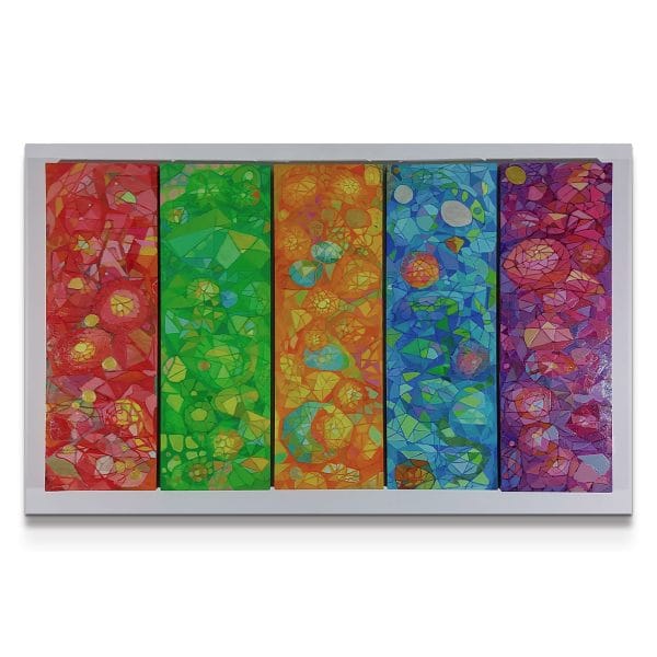 painting on white background