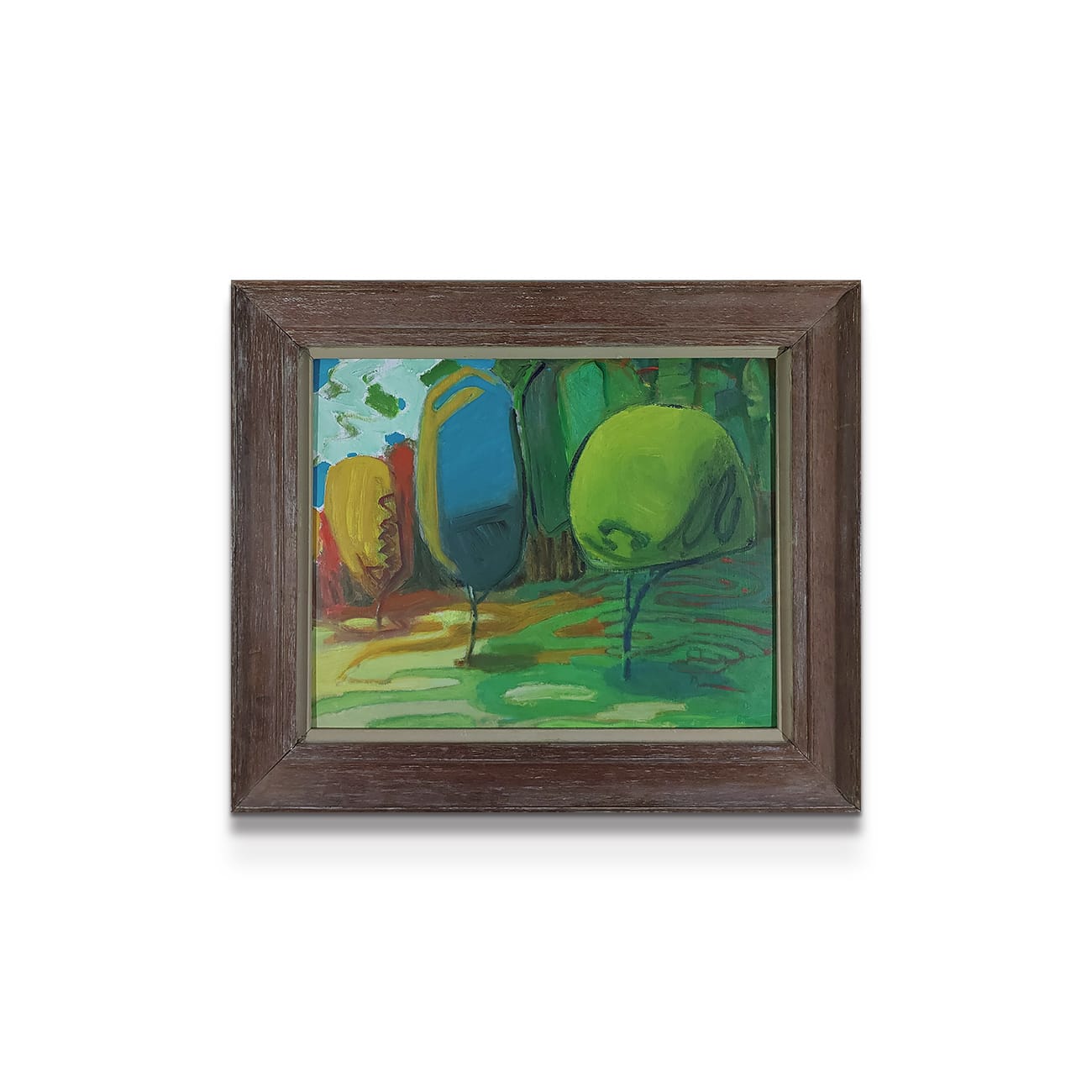 painting on white background