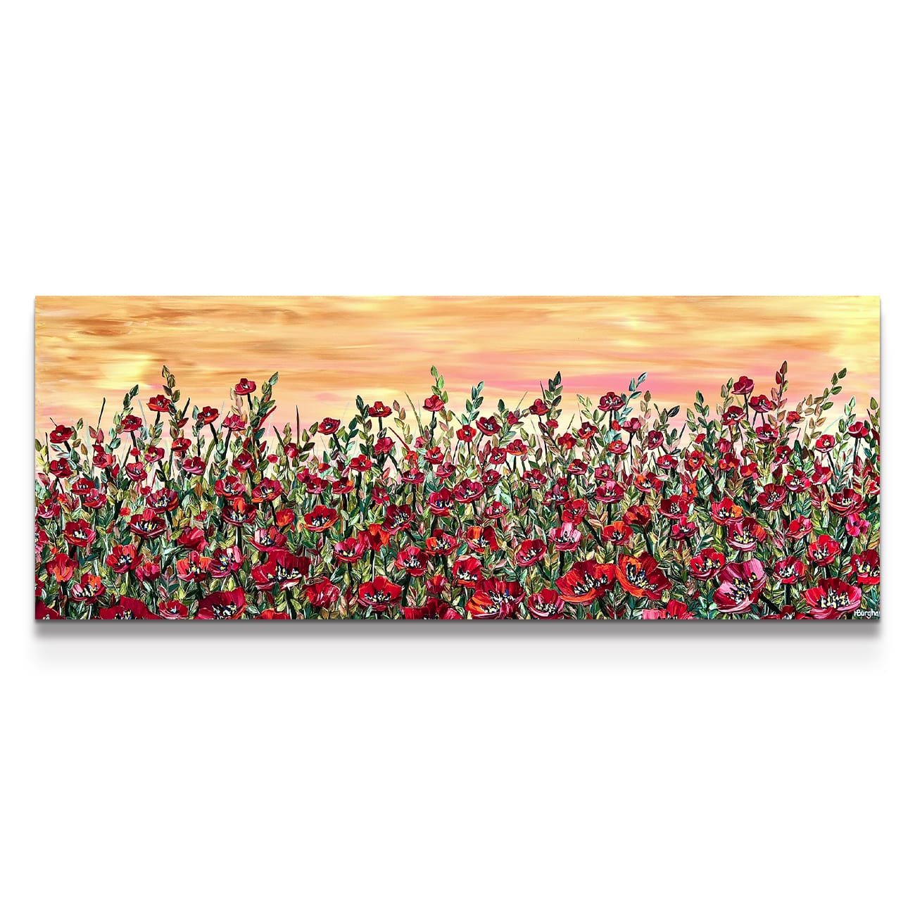 painting on white background