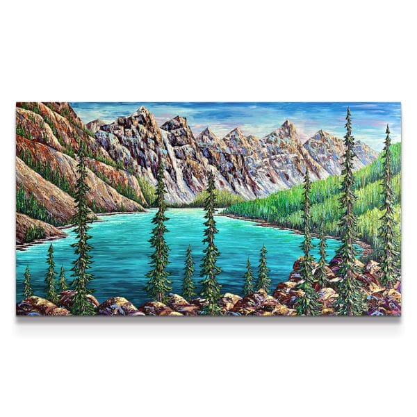 painting on white background