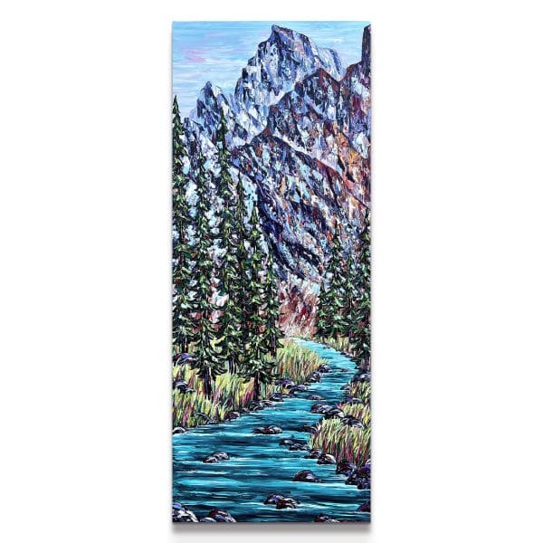 painting on white background