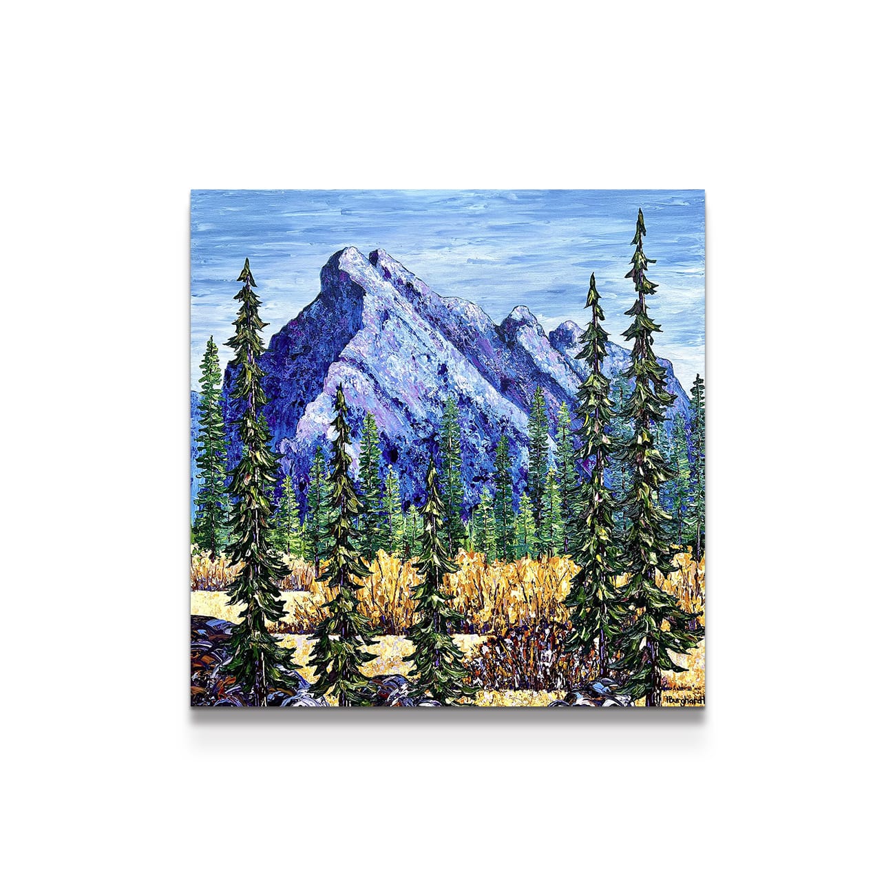 painting on white background