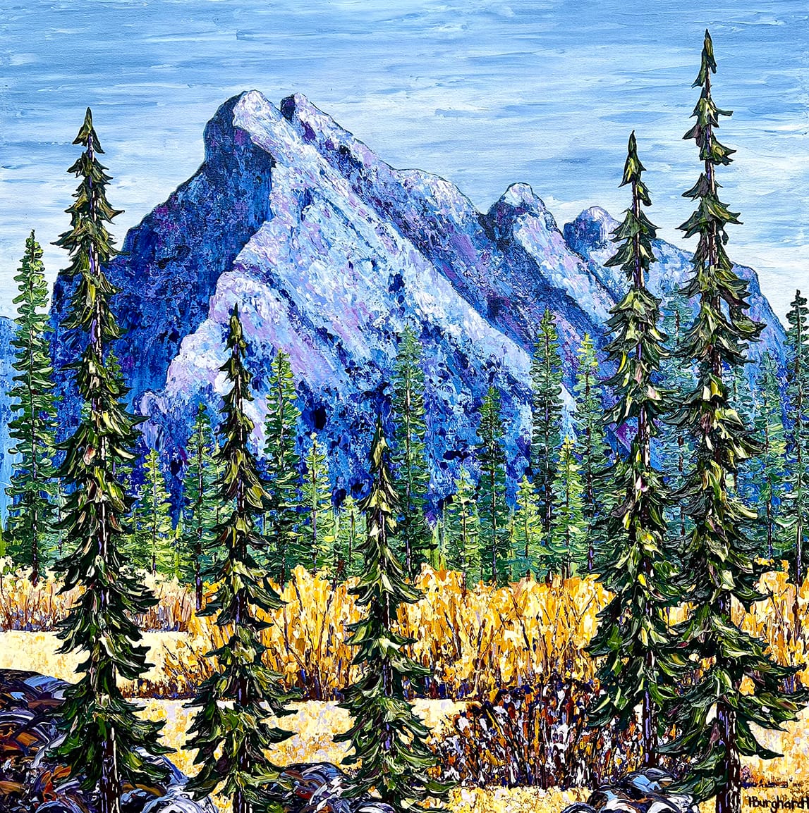 painting close-up