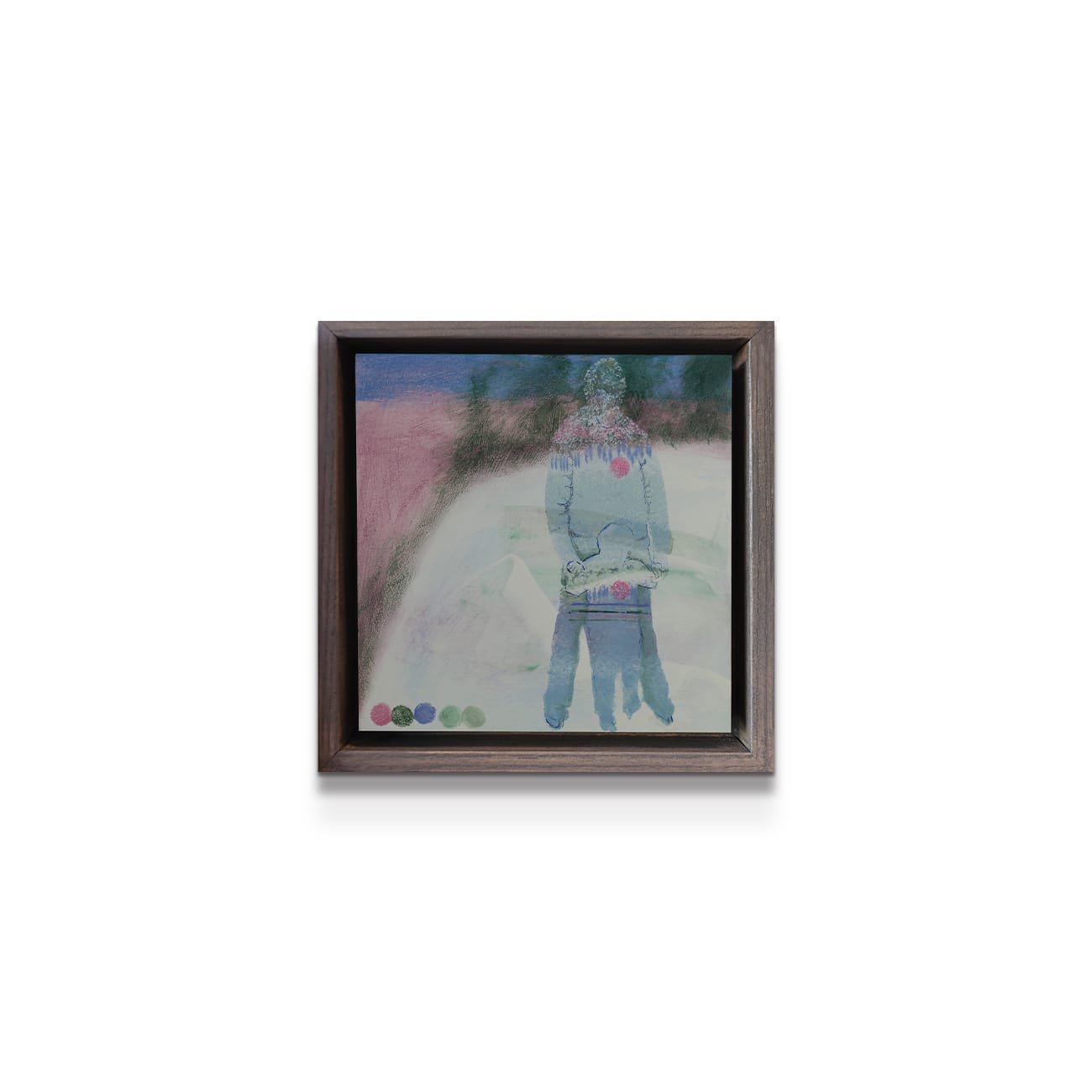 painting on white background