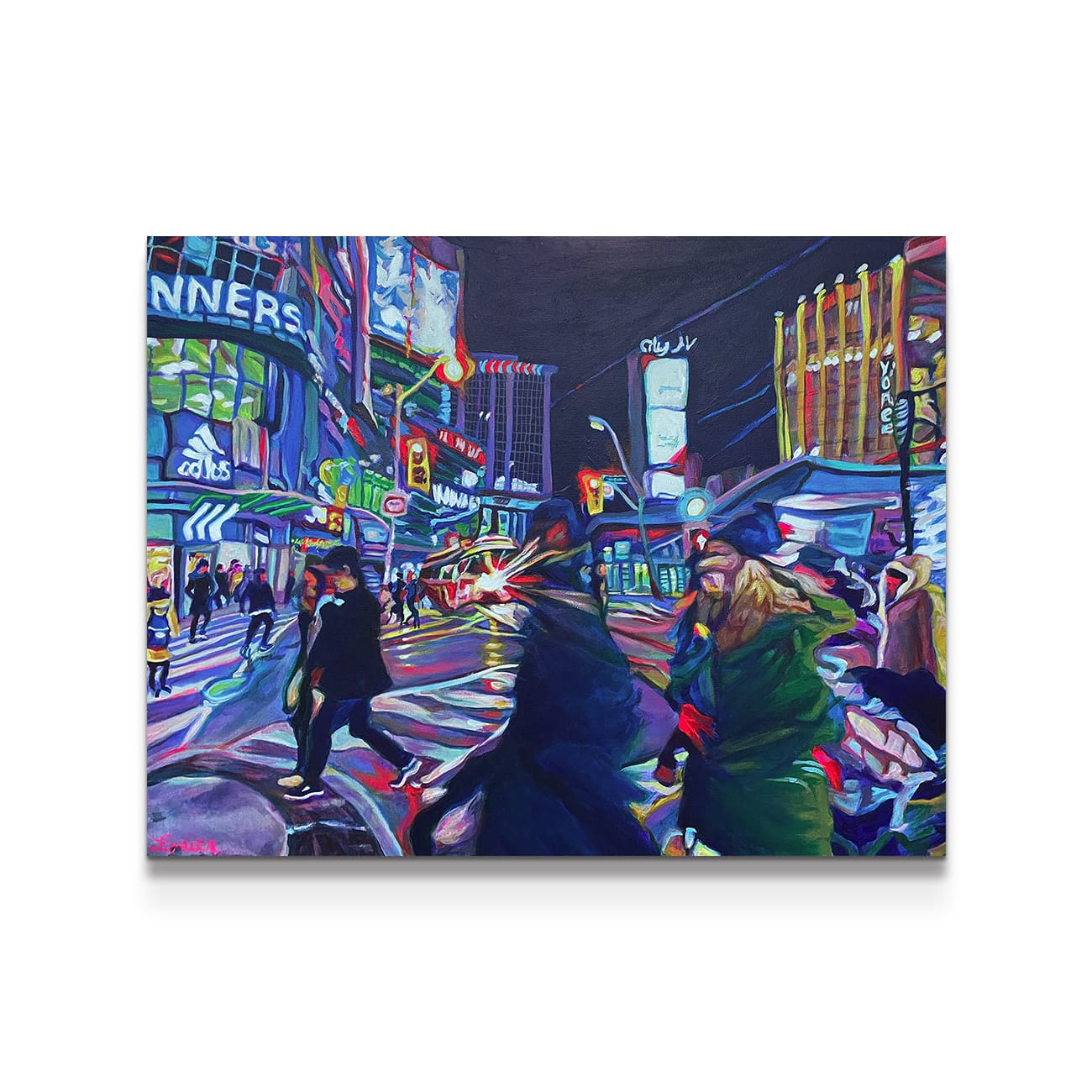 painting on white background