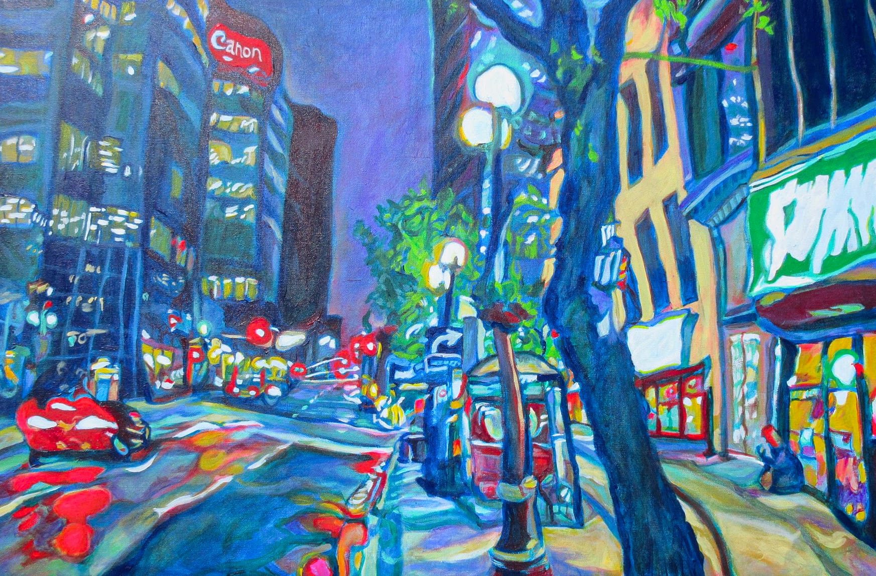 painting close up