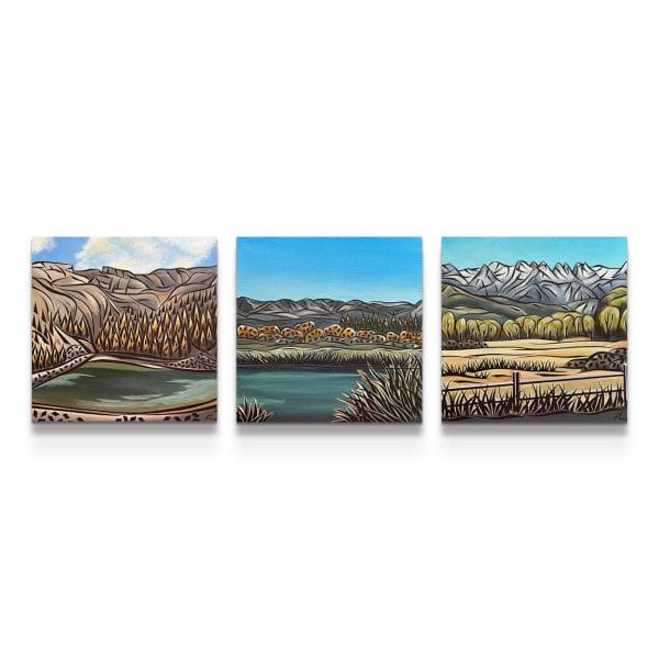 painting on white background