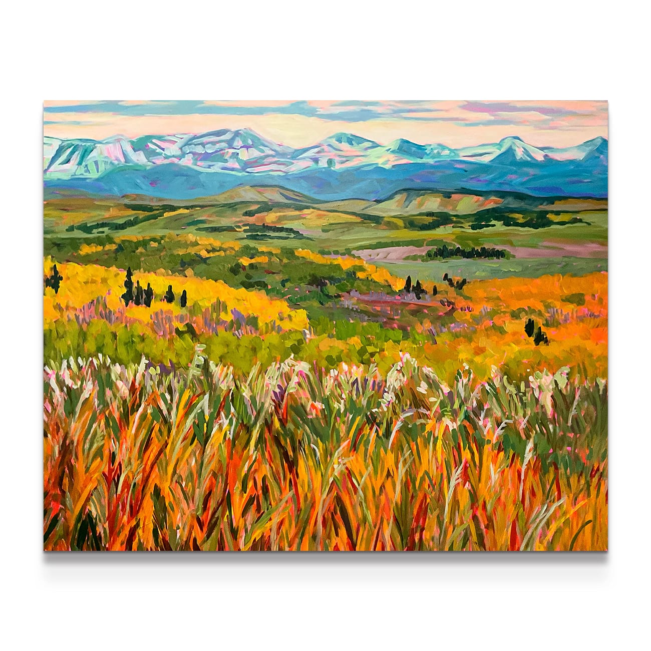 painting on white background
