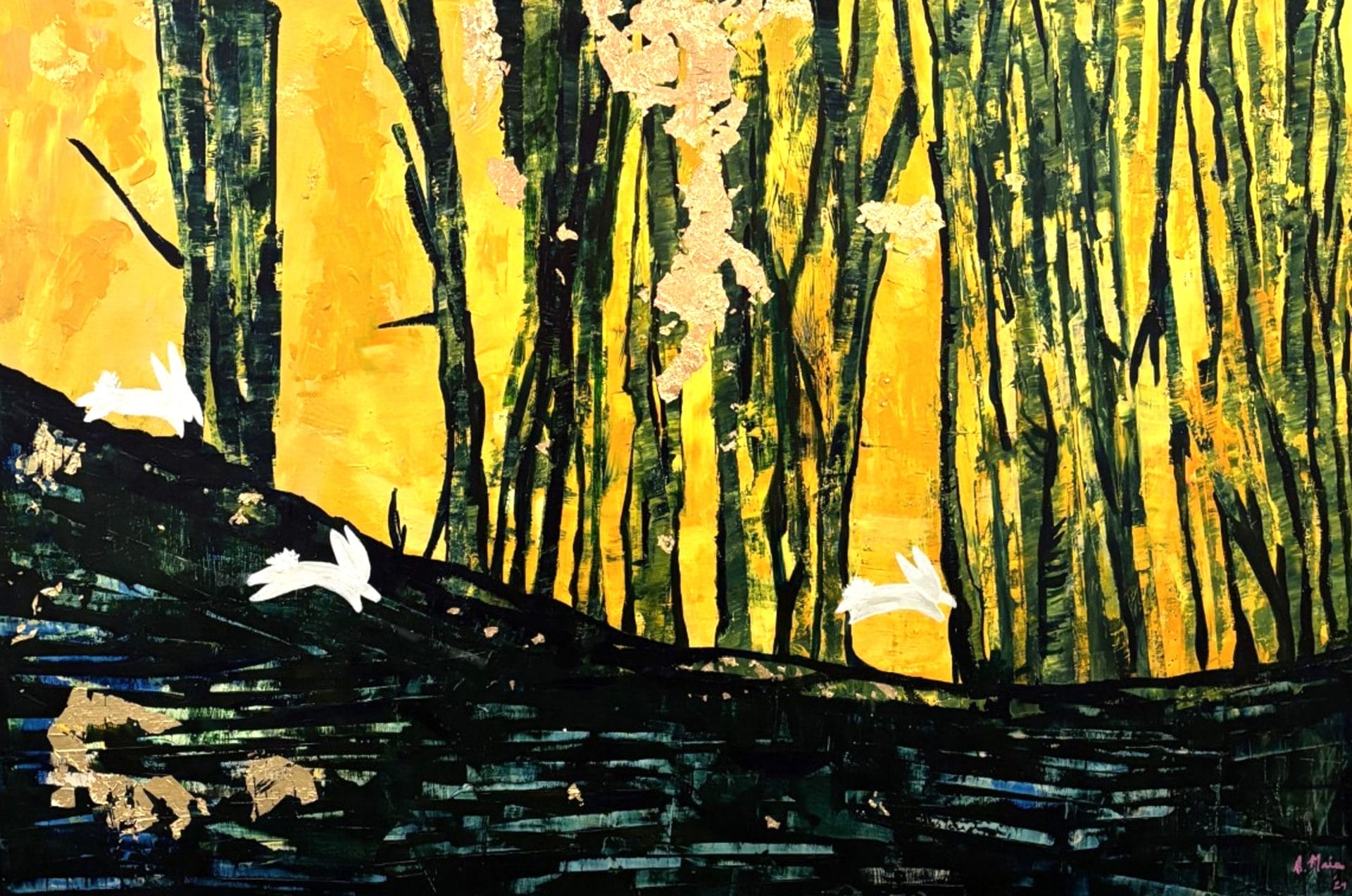 painting close-up