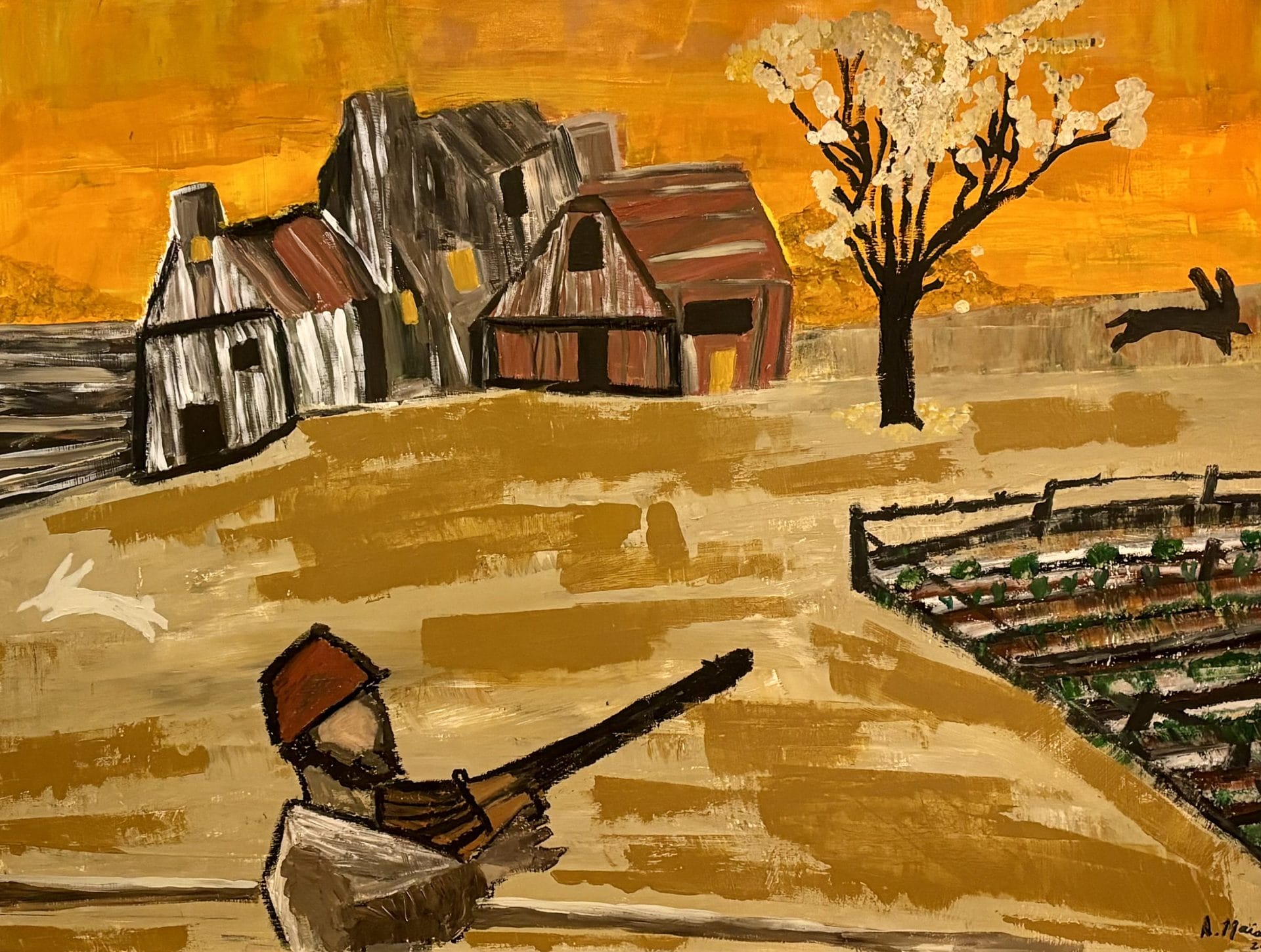 painting close-up