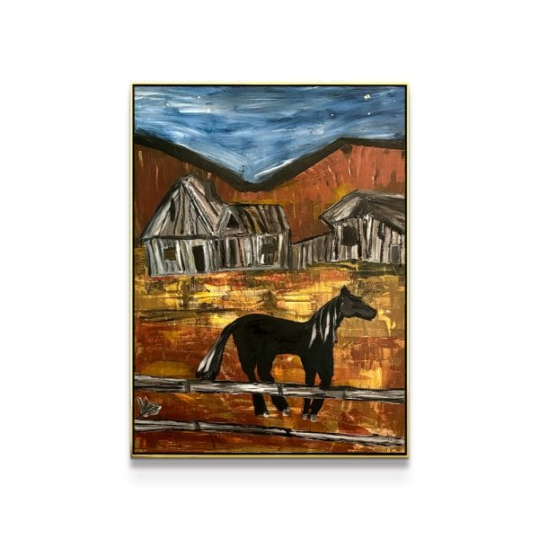 painting on white background