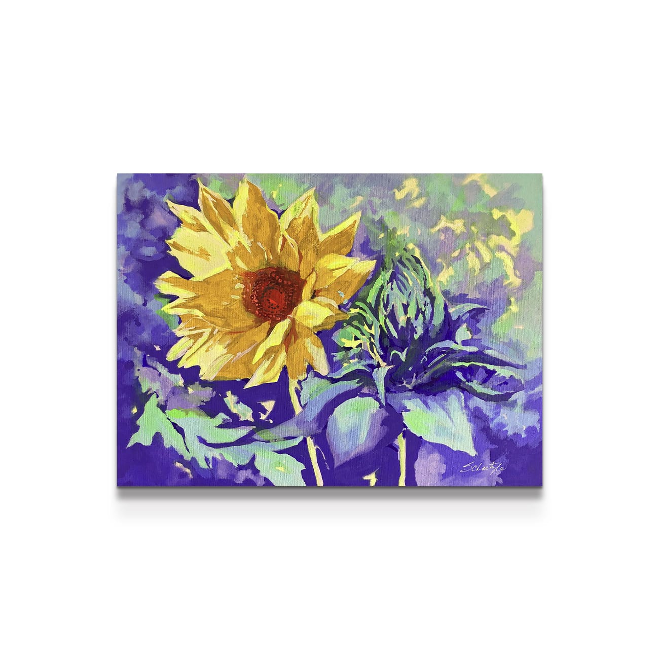 painting on white background