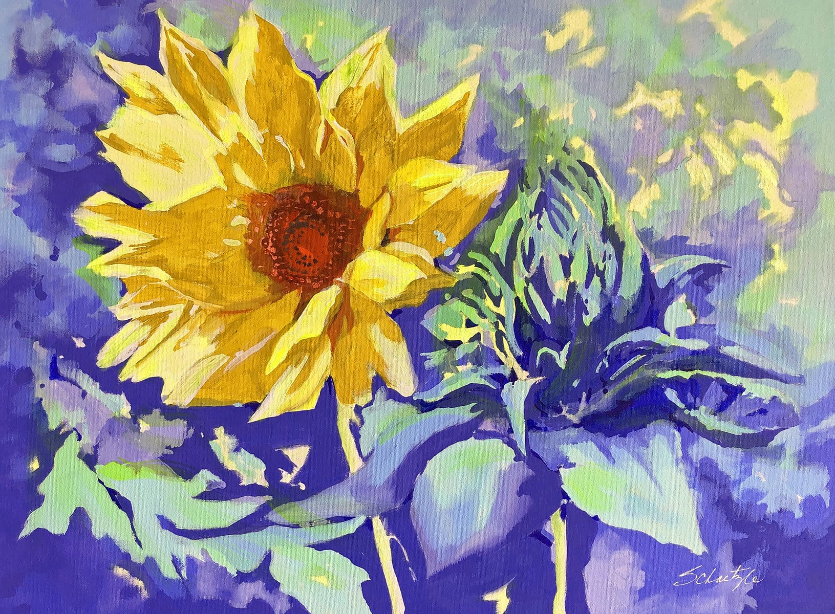painting close up