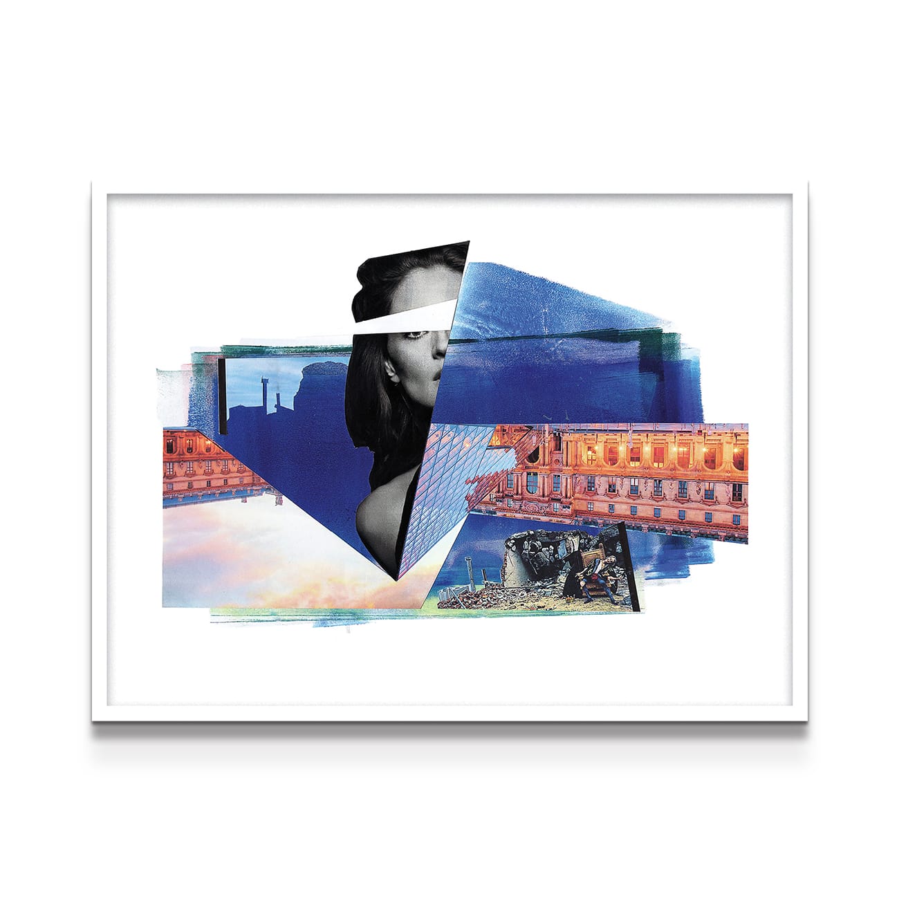 painting on white background