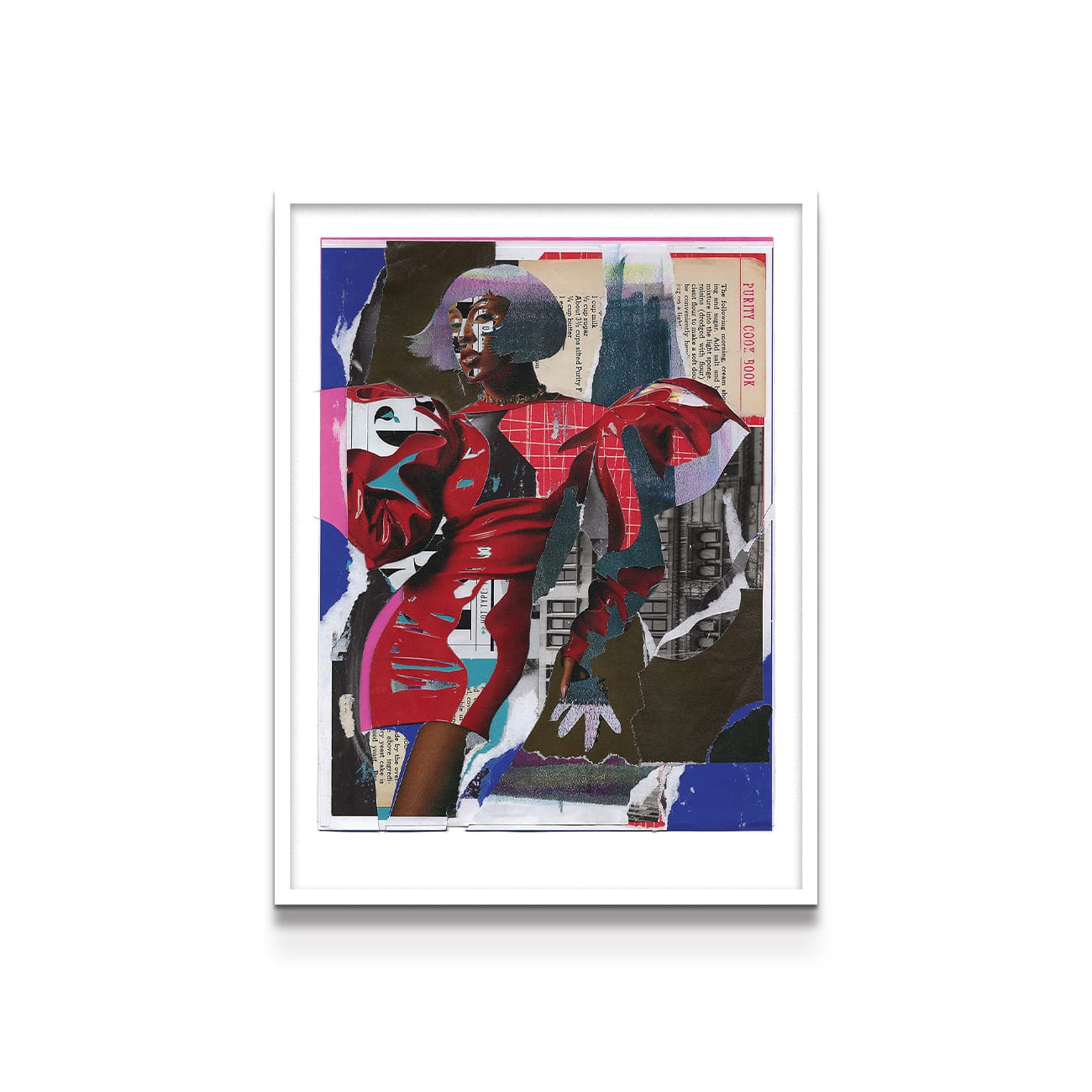 painting on white background