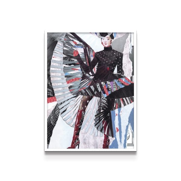 painting on white background