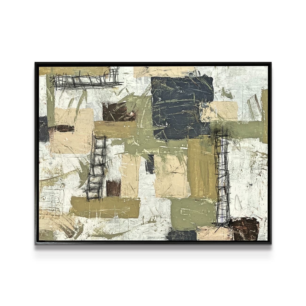 painting on white background