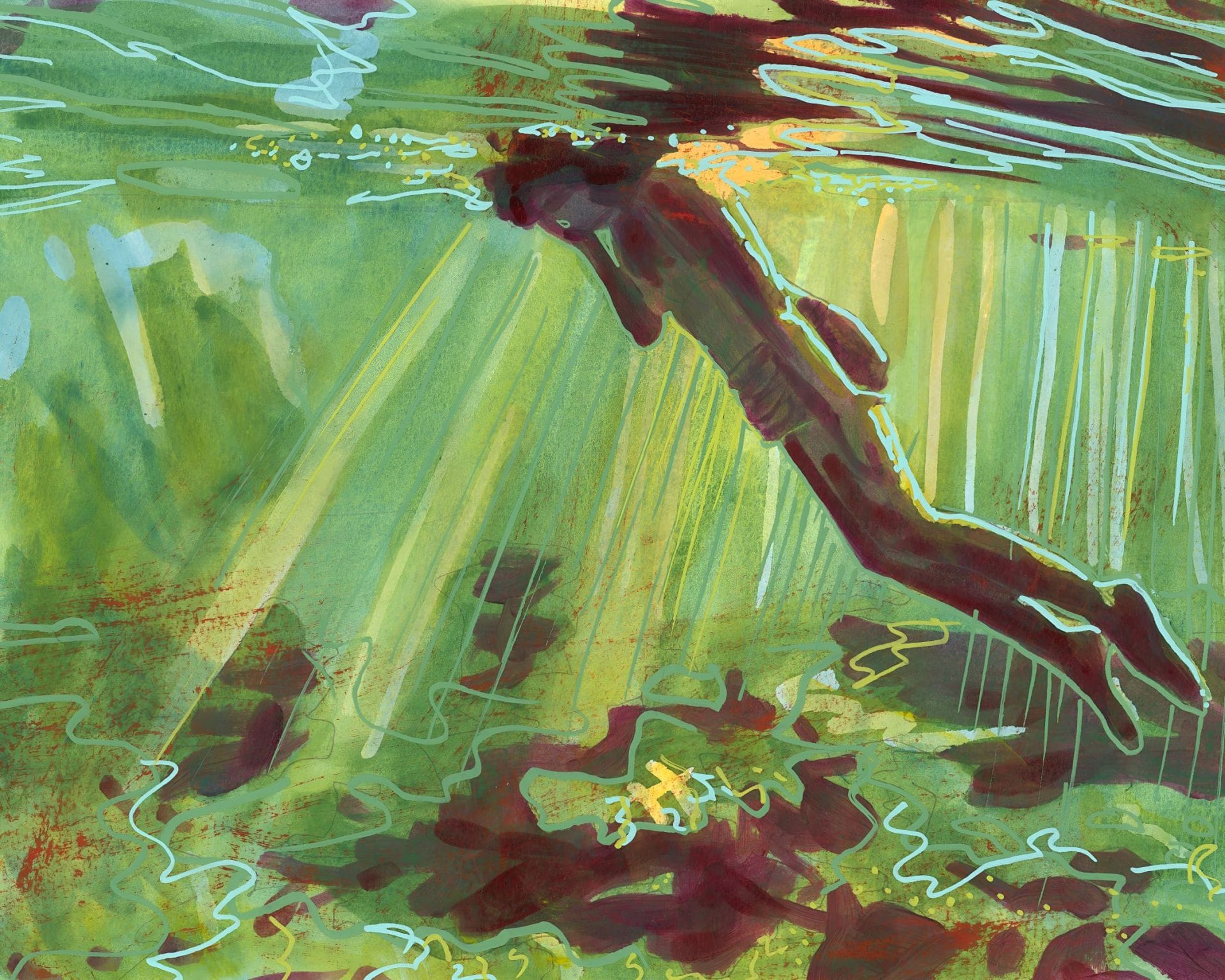 painting close up