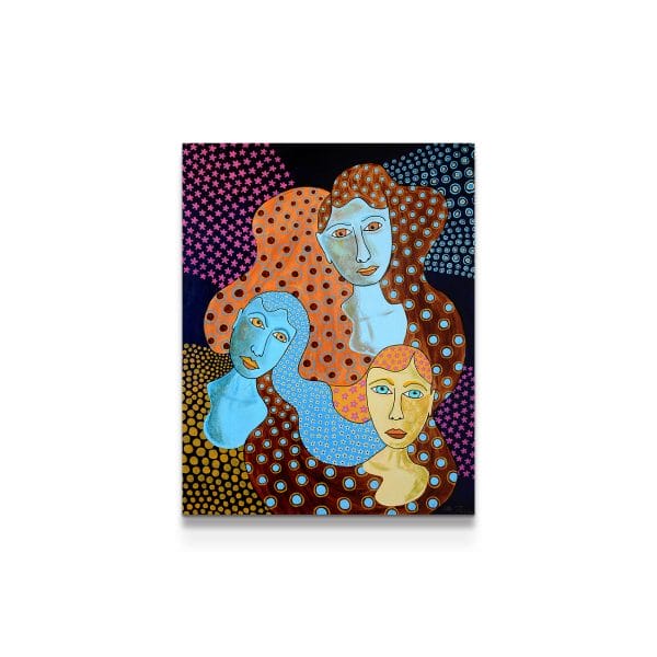 painting on white background