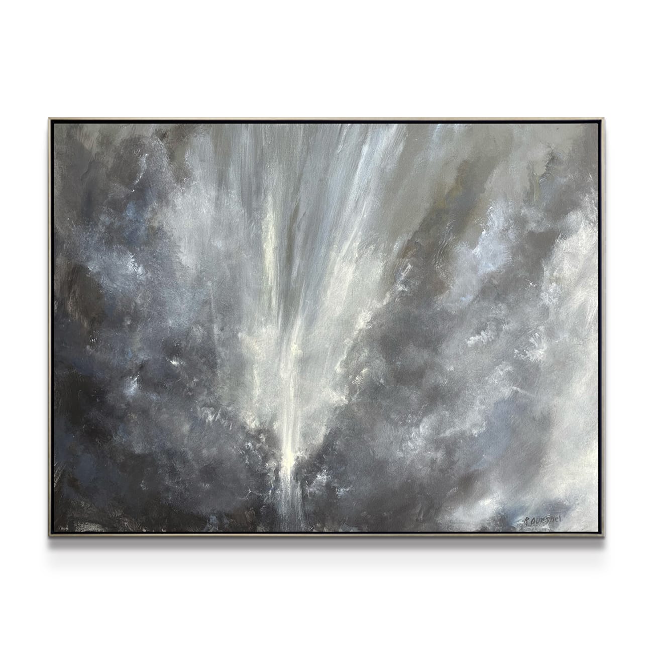 painting on white background