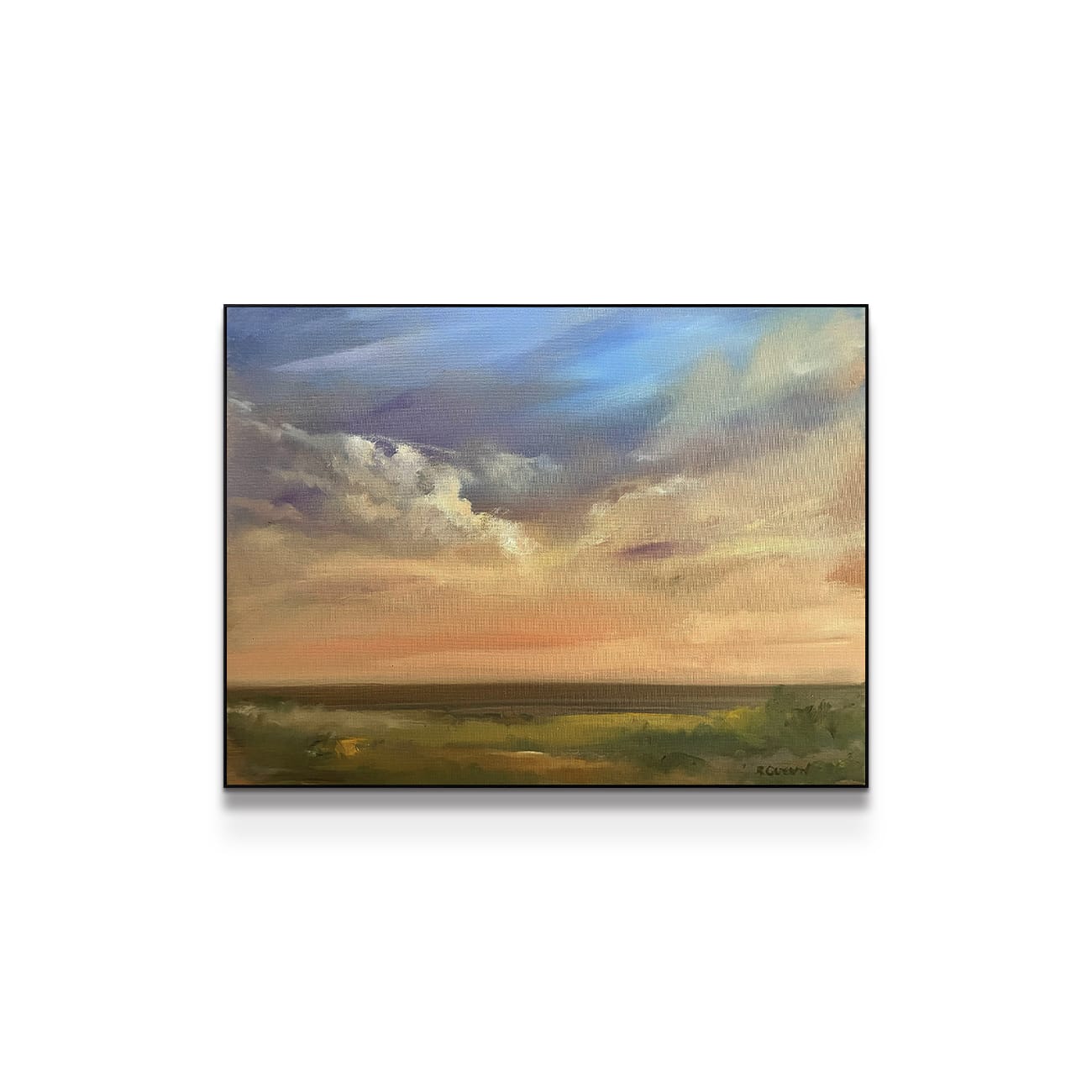 painting on white background