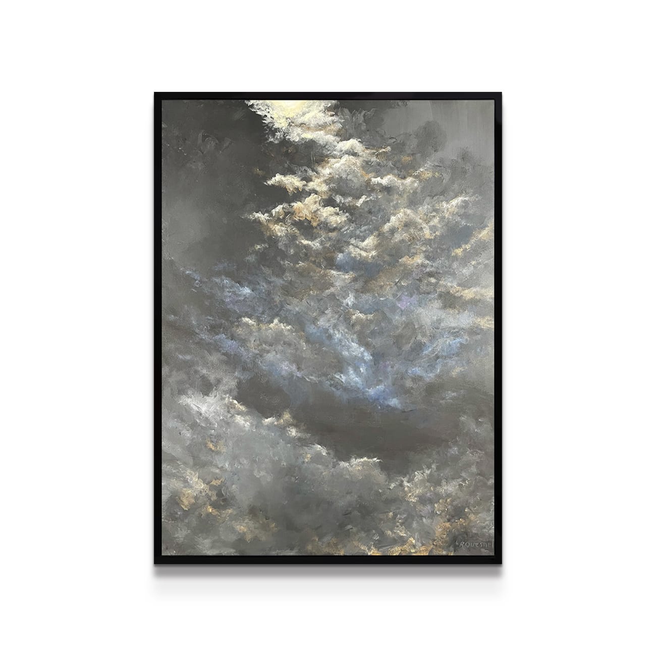 painting on white background
