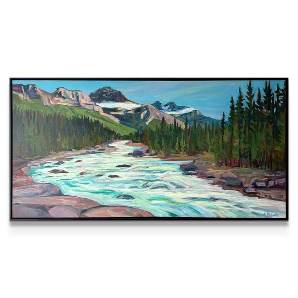 painting on white background