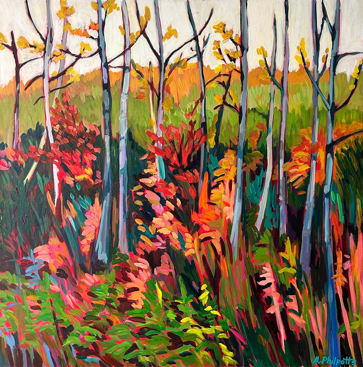 painting close-up