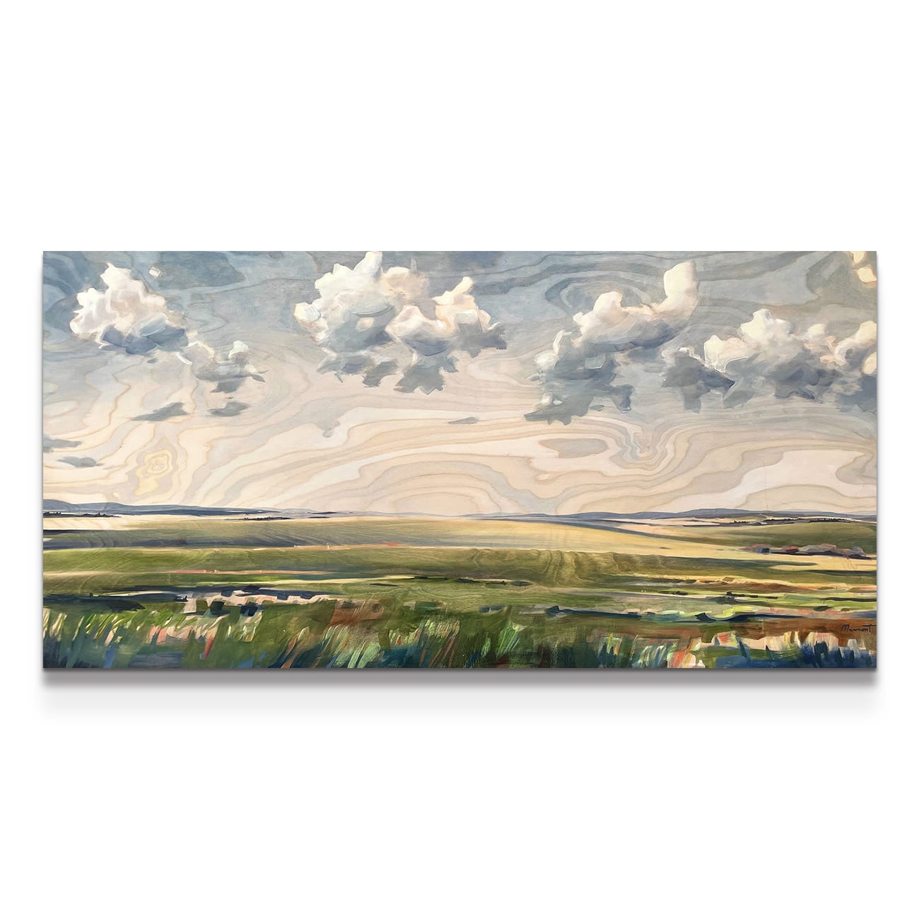 painting on white background