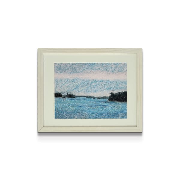 painting on white background
