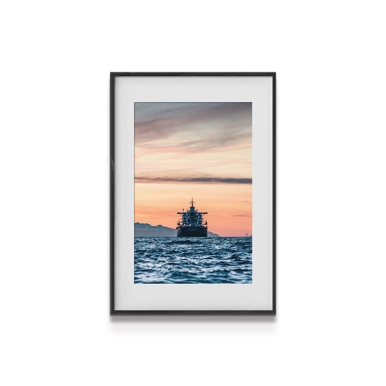 photograph on white background