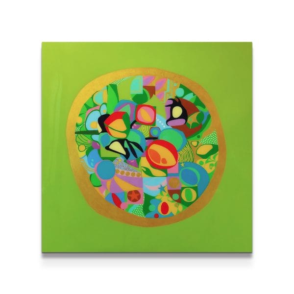 painting on white background