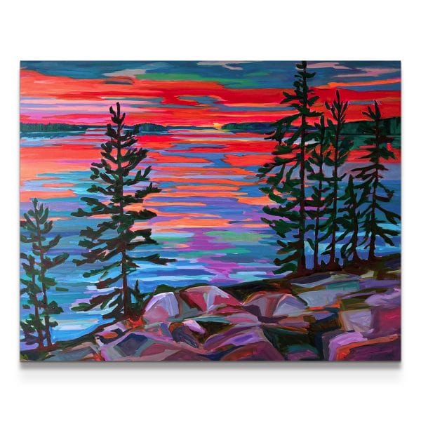 painting on white background