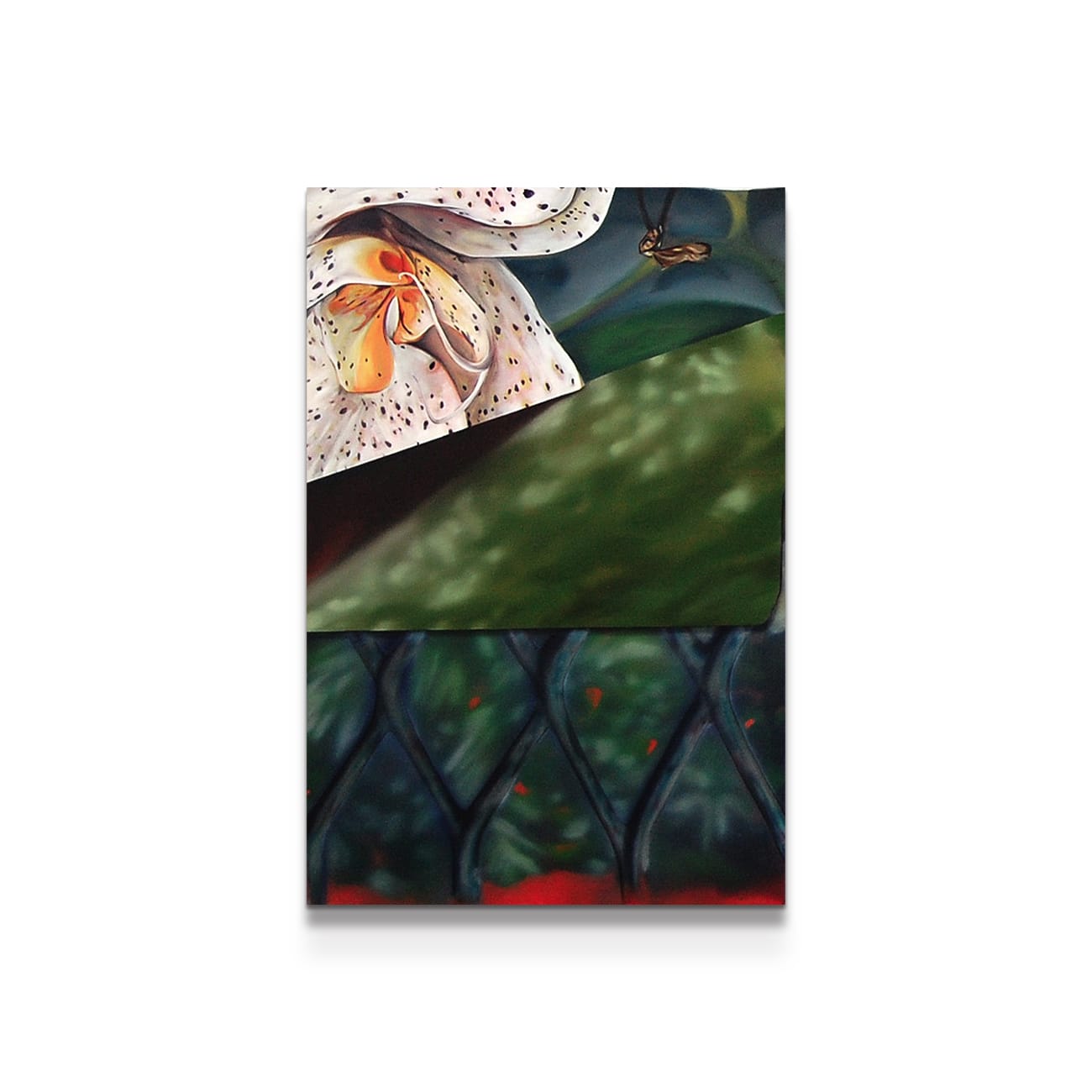 painting on white background