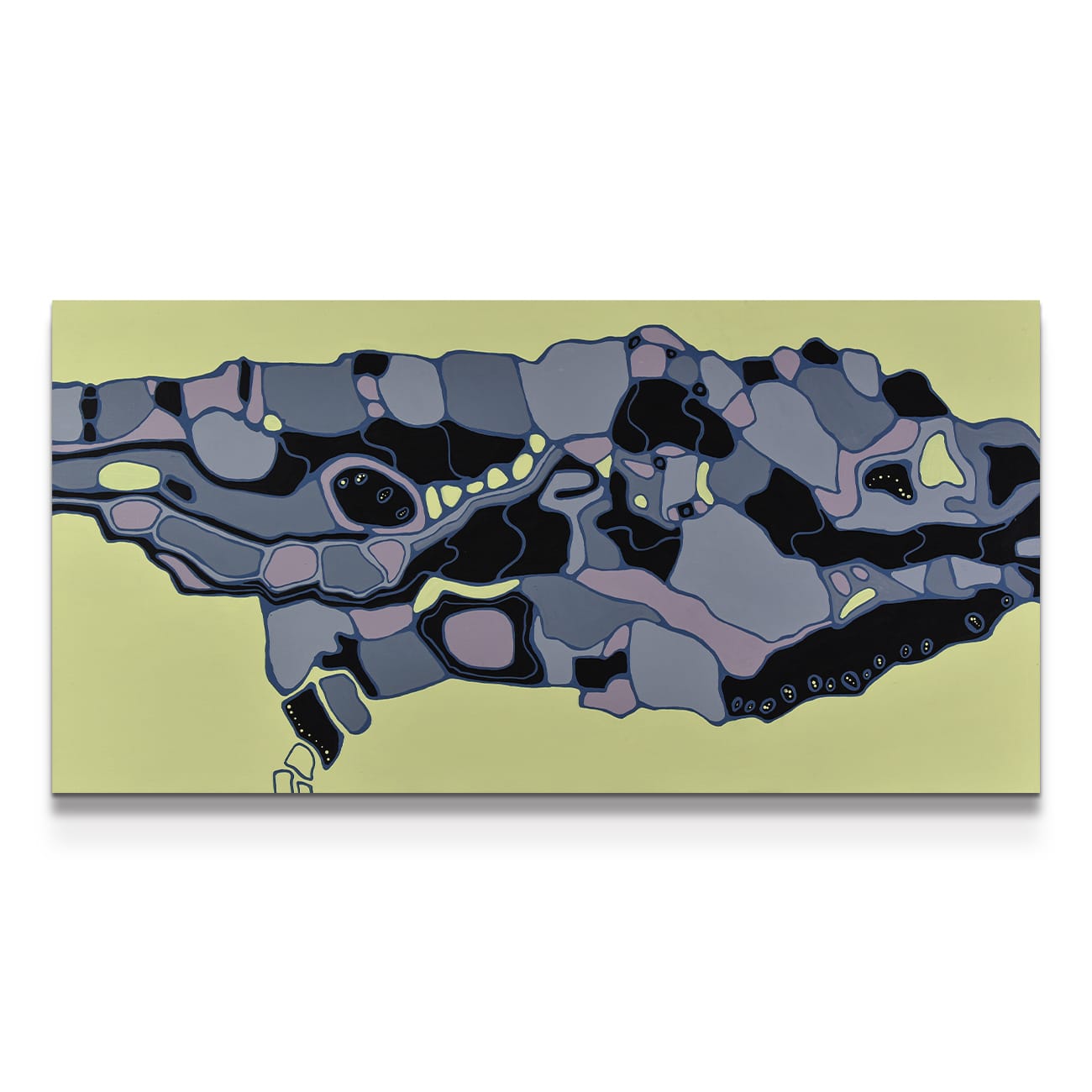 painting on white background