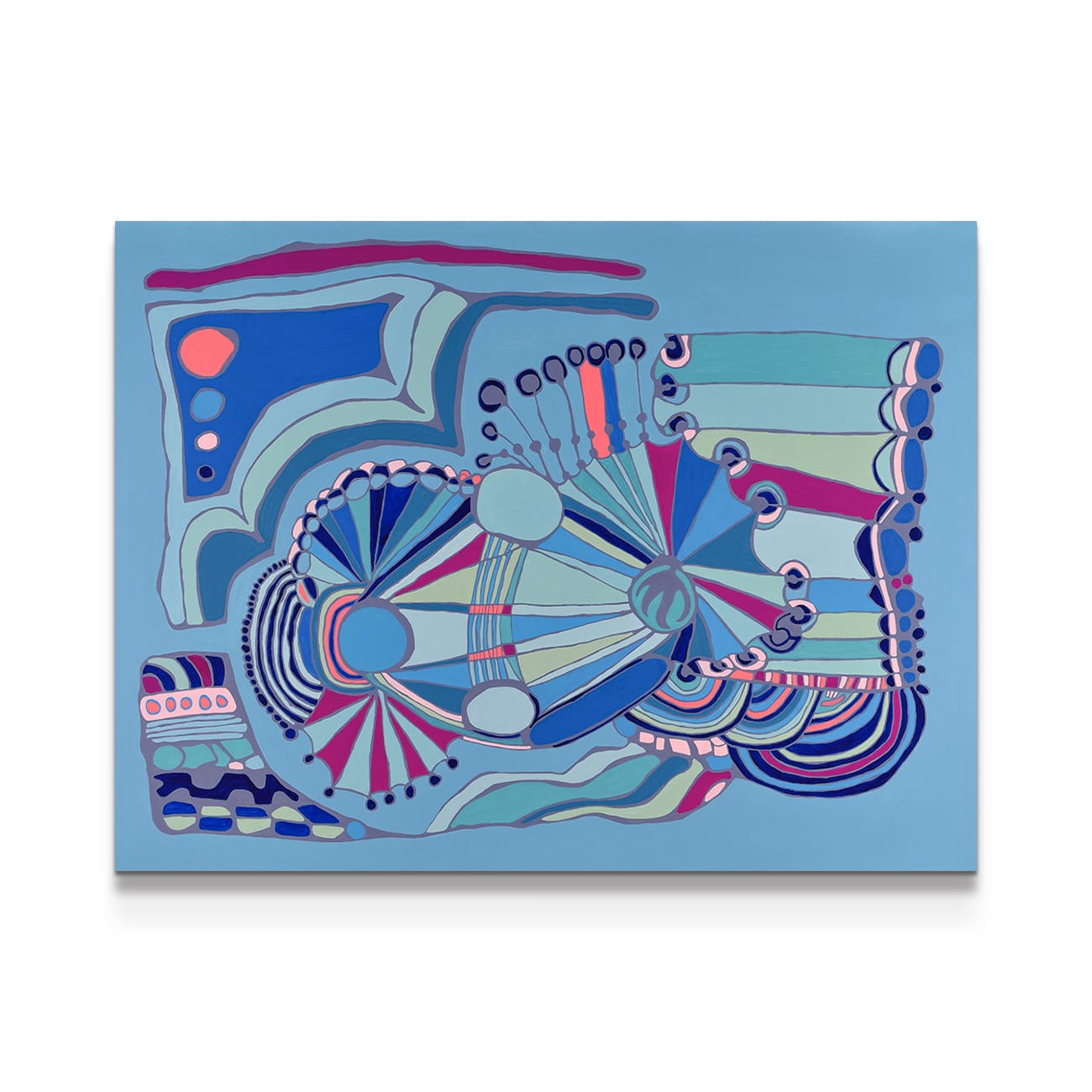 painting on white background