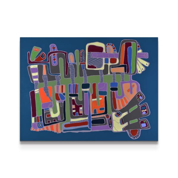 painting on white background