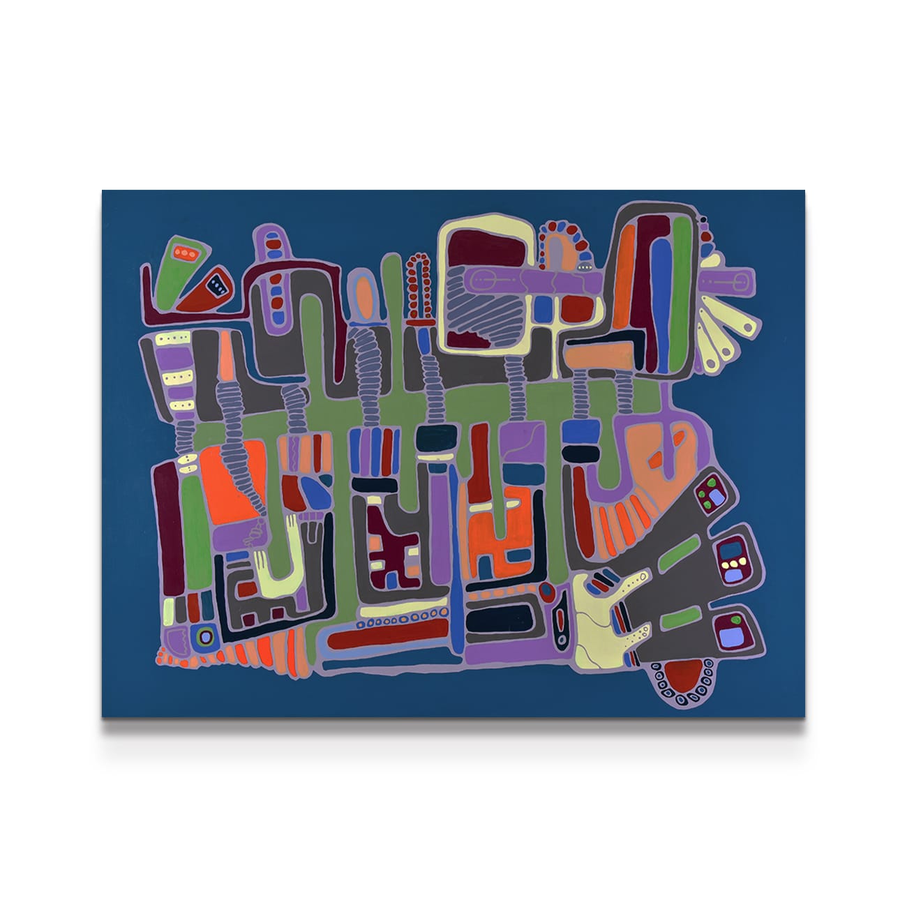 painting on white background