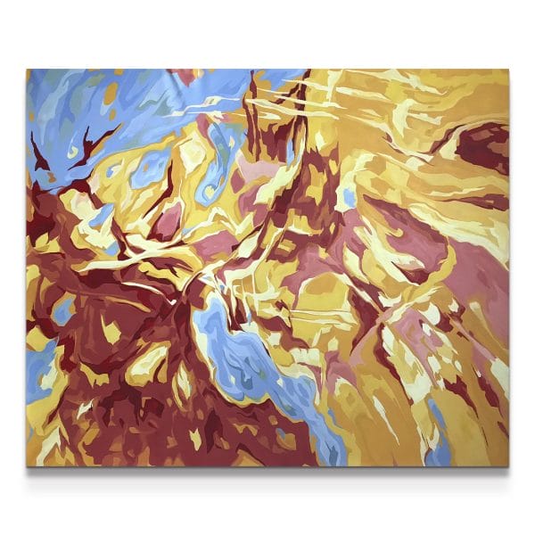 painting on white background