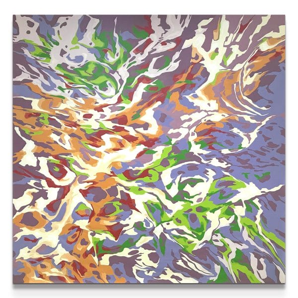 painting on white background