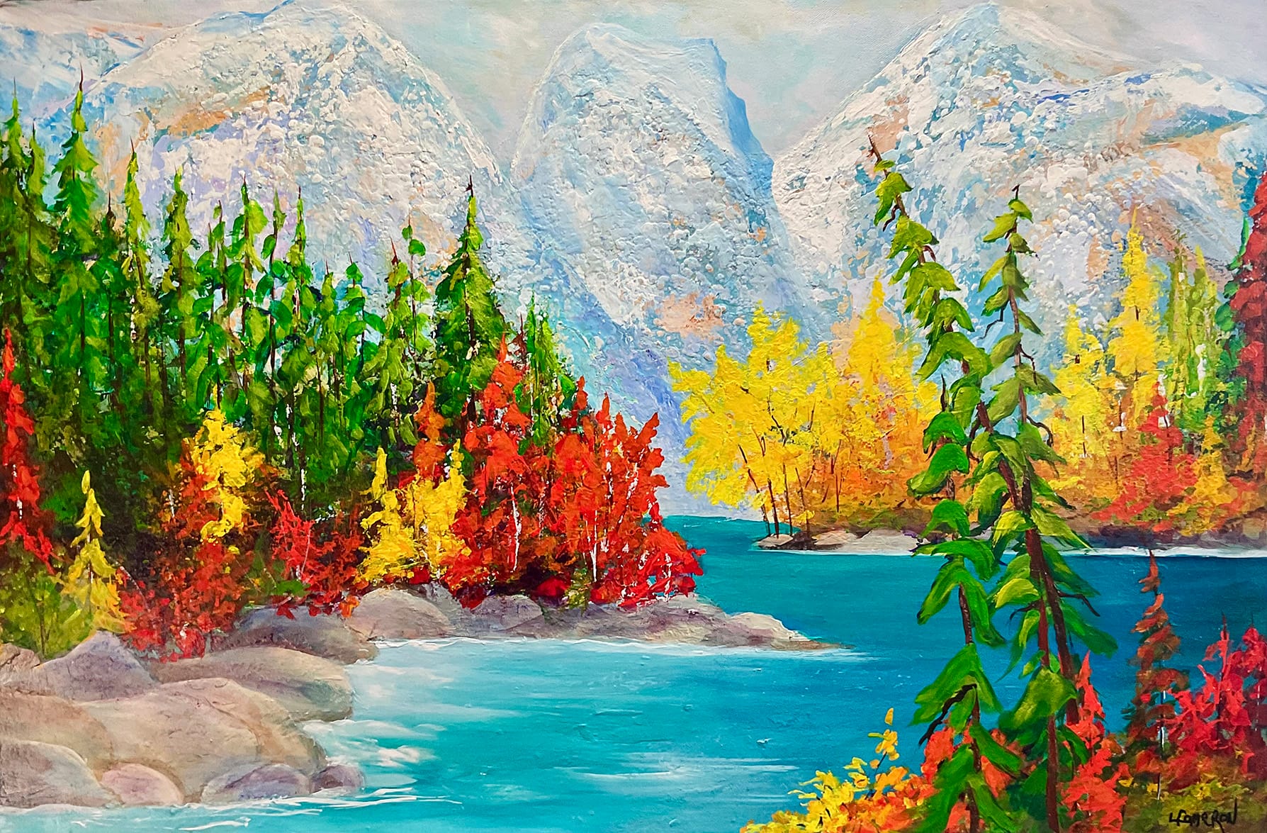 painting close up