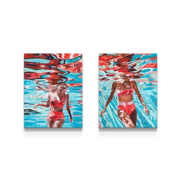 painting on white background