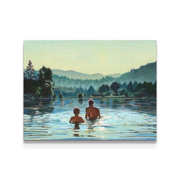 painting on white background