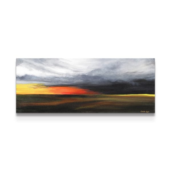 painting on white background
