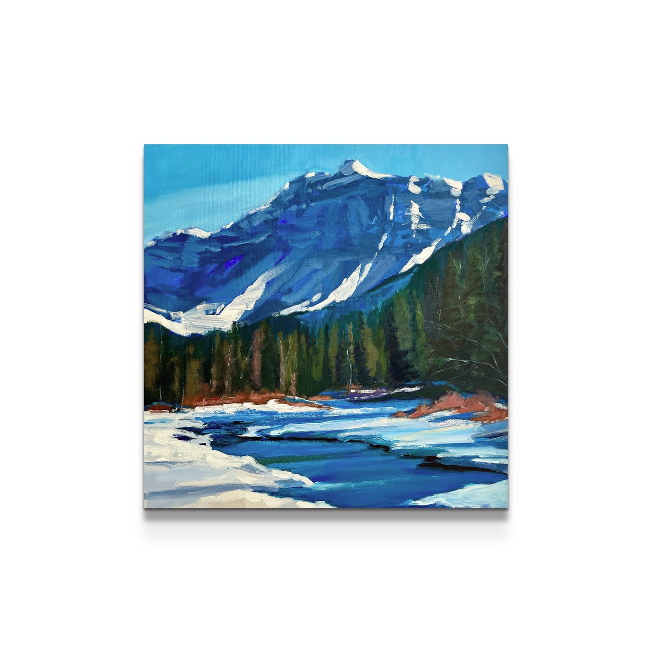 painting on white background